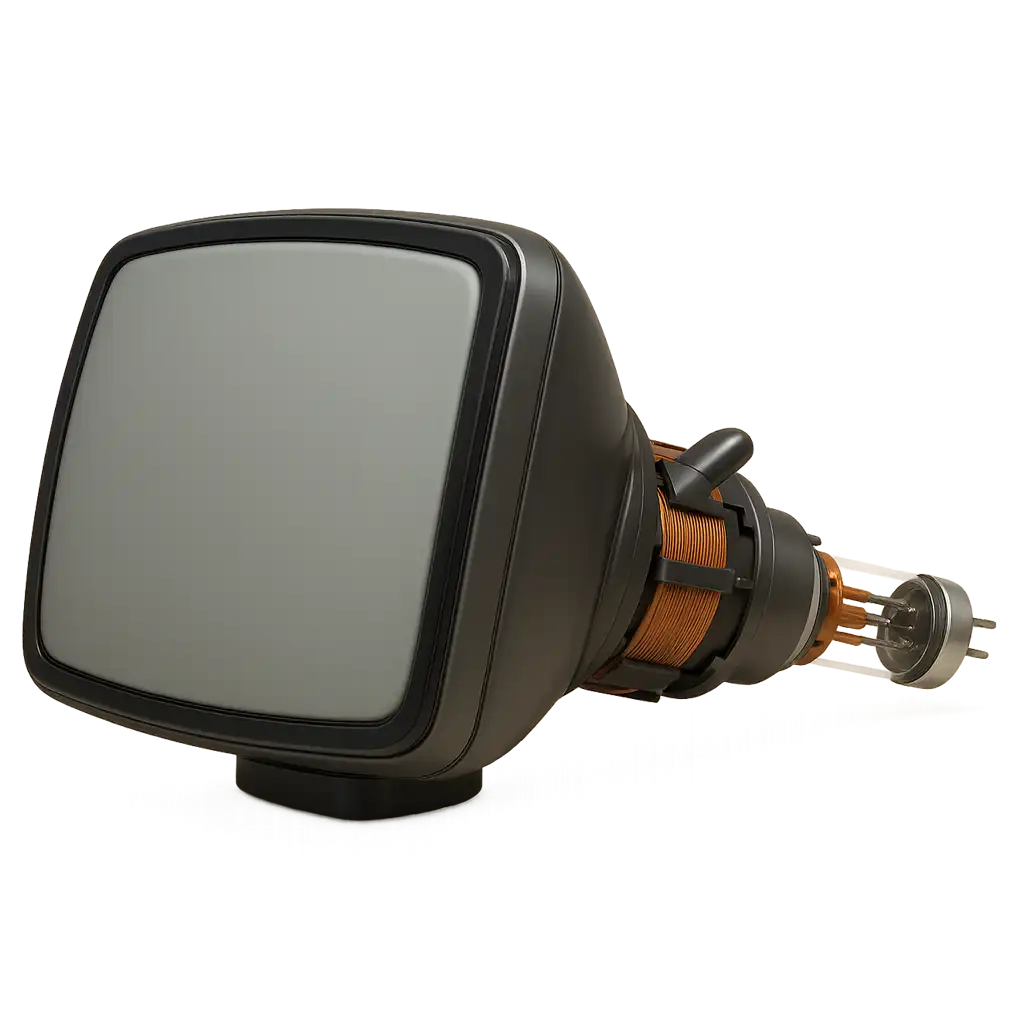 Example of a loose cathode ray tube that we cannot accept separately