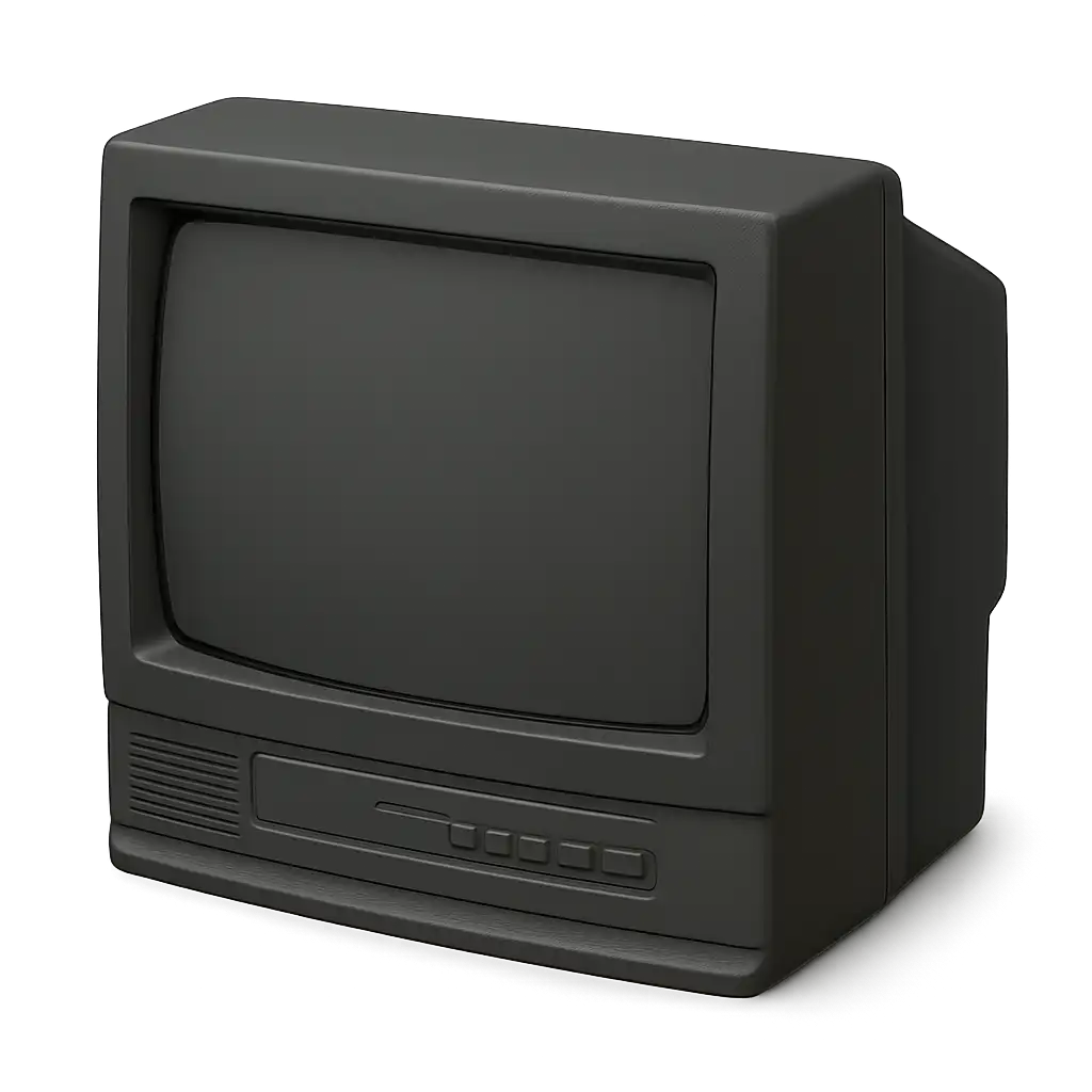 Example of CRT TVs we accept for recycling